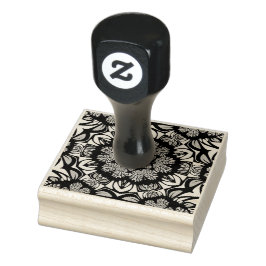 de weelderigheid patroon rubberen stempel