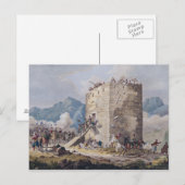 De weerstand van veertig Griekse opstandelingen Briefkaart (Voorkant / Achterkant)