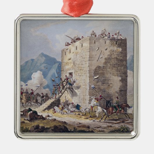 De weerstand van veertig Griekse opstandelingen Metalen Ornament (Voorkant)