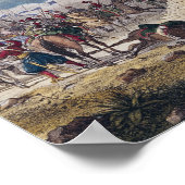 De weerstand van veertig Griekse opstandelingen Poster (Hoek)