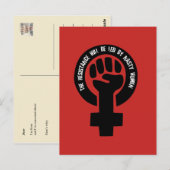 De weerstand zal worden aangestuurd door vrouwen m briefkaart (Voorkant / Achterkant)