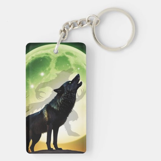 De Weerwolf Howl Sleutelhanger (achterkant)
