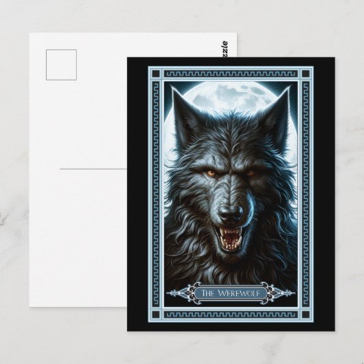 De Weerwolf Tarot Kaart (Voorkant / Achterkant)