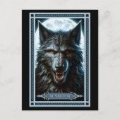 De Weerwolf Tarot Kaart (Voorkant)