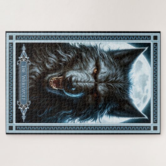 De Weerwolf Tarot Kaart Legpuzzel (Horizontaal)