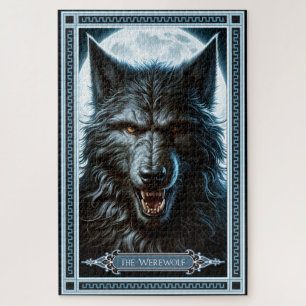 De Weerwolf Tarot Kaart Legpuzzel