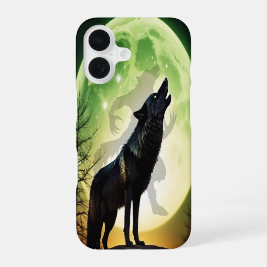 De weerwolfhuil iPhone 16 hoesje (Achterkant)