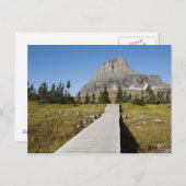 De weg aan het uitzicht van Verborgen Meer Briefkaart (Voorkant / Achterkant)