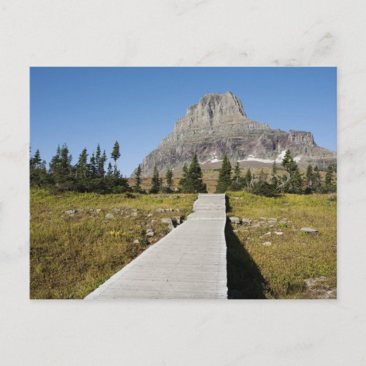 De weg aan het uitzicht van Verborgen Meer Briefkaart (Voorkant)