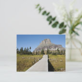 De weg aan het uitzicht van Verborgen Meer Briefkaart (Staand voorkant)