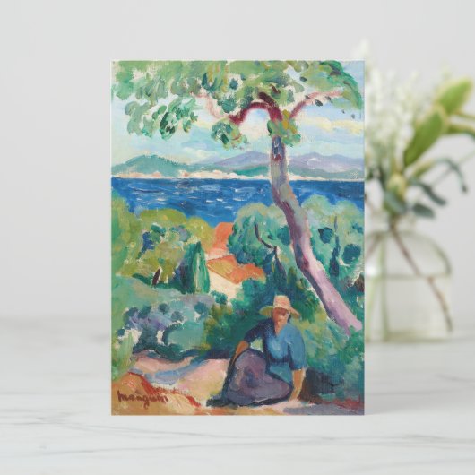 De weg achter Oustalet | Henri Manguin (Staand voorkant)