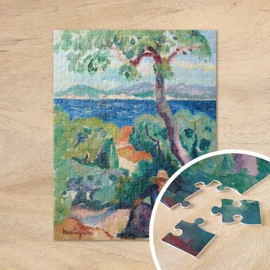 De weg achter Oustalet | Henri Manguin Legpuzzel