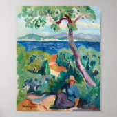 De weg achter Oustalet | Henri Manguin Poster (Voorkant)