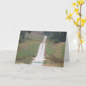 De weg, als je herstelt kaart (Gele Bloem)