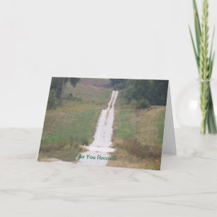 De weg, als je herstelt kaart