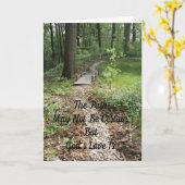 De weg - binnen leeg kaart (Gele Bloem)