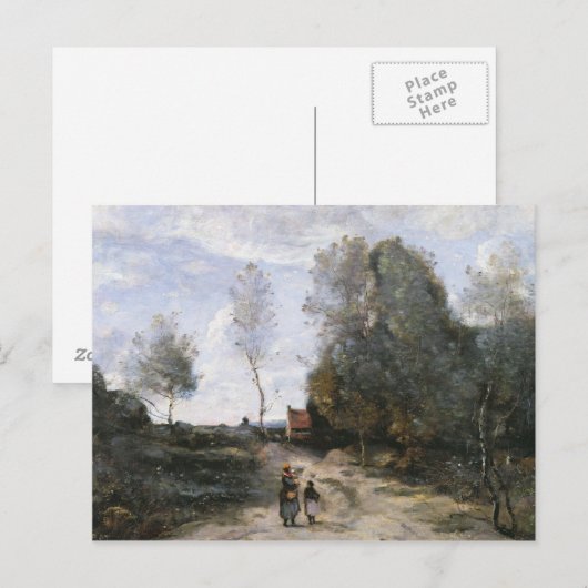 De weg briefkaart (Voorkant / Achterkant)