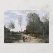 De weg briefkaart (Voorkant)