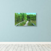 De weg canvas afdruk (Insitu (Houten vloer))