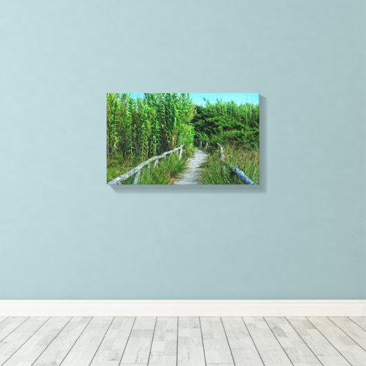 De Weg Canvas Afdruk (Insitu (Houten vloer))