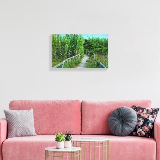 De Weg Canvas Afdruk (Insitu (Woonkamer))