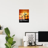 de weg de waarheid en het leven bijbelvers poster (Thuiskantoor)