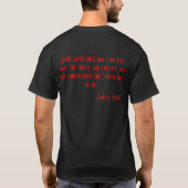 De weg, de waarheid, het leven, Jezus T-shirt (Achterkant)