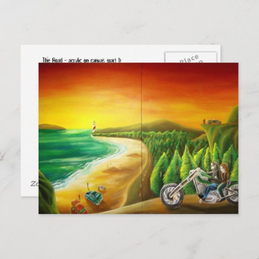 De weg (deel 1) briefkaart (Voorkant / Achterkant)