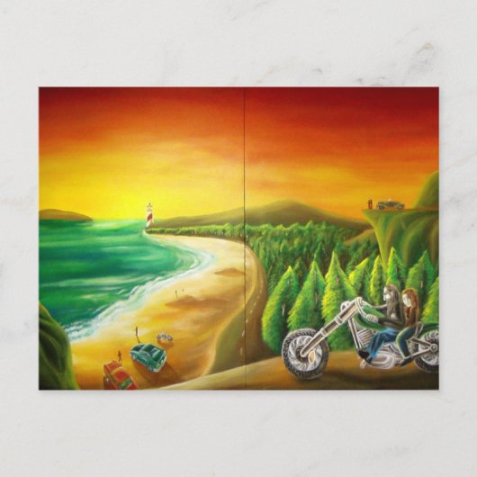 De weg (deel 1) briefkaart (Voorkant)