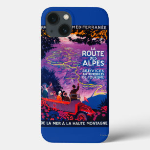 De weg Des Alpes Vintage PosterEurope iPhone 13 Hoesje