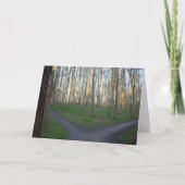 De weg divergeert - Keuzen Kaart (Voorkant)