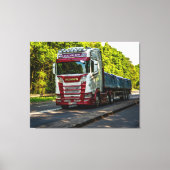 De weg door Herefordshire Canvas Afdruk (Voorkant)