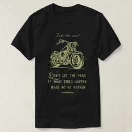 De weg, een motorfietsontwerp. t-shirt