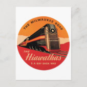 De weg Hiawathas Milwaukee Briefkaart (Voorkant)