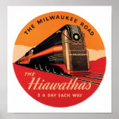 De weg Hiawathas Milwaukee Poster (Voorkant)