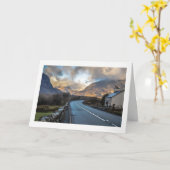 De weg in Wales. Kaart (Gele Bloem)