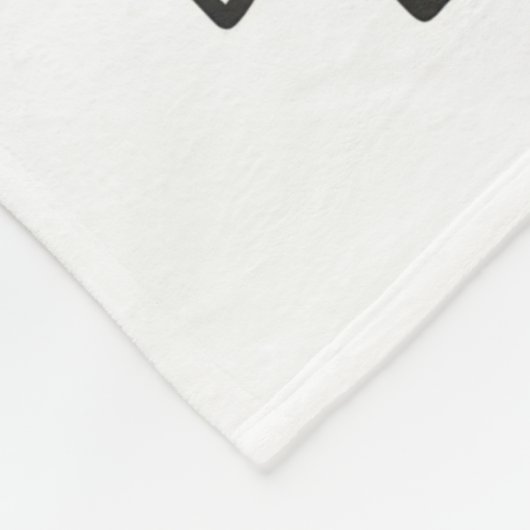 De weg is lang fleece deken (Hoek)