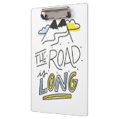 De weg is lang klembord (Links)