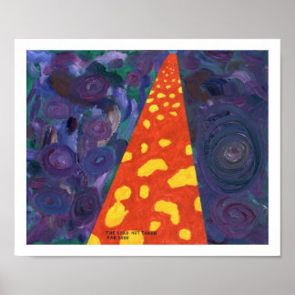 De weg is niet afgelegd poster