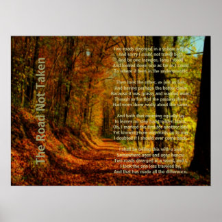 De weg is niet afgelegd poster