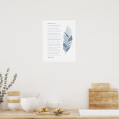 De weg is niet gereisd poster (Keuken)