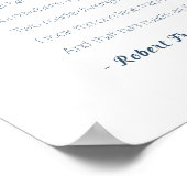 De weg is niet gereisd poster (Hoek)