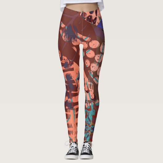 De weg leggings (Voorkant)