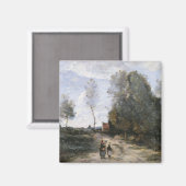 De weg magneet (Voorkant / Achterkant)