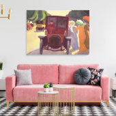 De weg met Acacias, 1908 Canvas Afdruk (Insitu (Woonkamer))