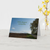 De weg -  Met diep medeleven Kaart (Gele Bloem)