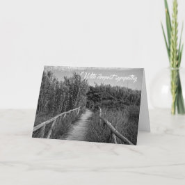 De weg - Met diep medeleven Kaart