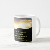 De weg minder gereisd koffiemok (Voorkant rechts)