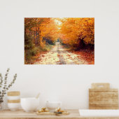 De weg minder gereisd poster (Keuken)