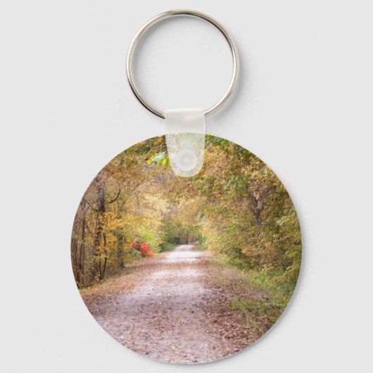 De weg minder gereisd sleutelhanger (Voorkant)